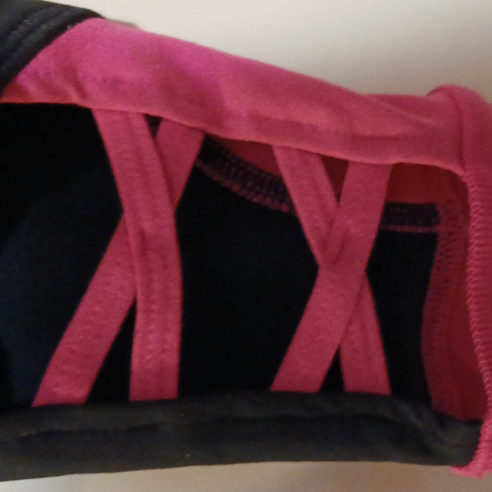 ZELOS Black and Pink Activewear Set - Picture 3 of 5